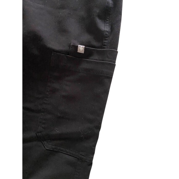 Figs Womens High Waisted Yola Skinny Scrub Pants Size XS Black Healthcare Nurse - Picture 5 of 14